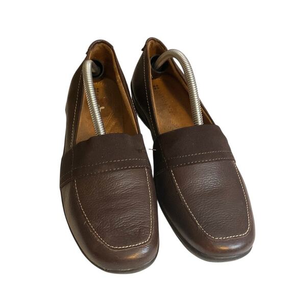 Naturalizer Shoes Fairlee Loafers Flats Brown Leather Slip On SZ 7M - Picture 5 of 11